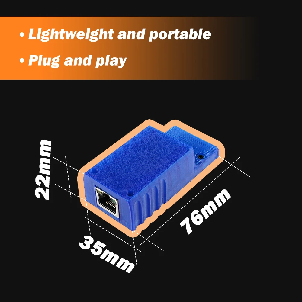 Eth2gc Breitband adapter Homebrew Ethernet Emulator für Nintendo Gamecube Spiele konsolen unterstützen Online-und LAN-Multiplayer