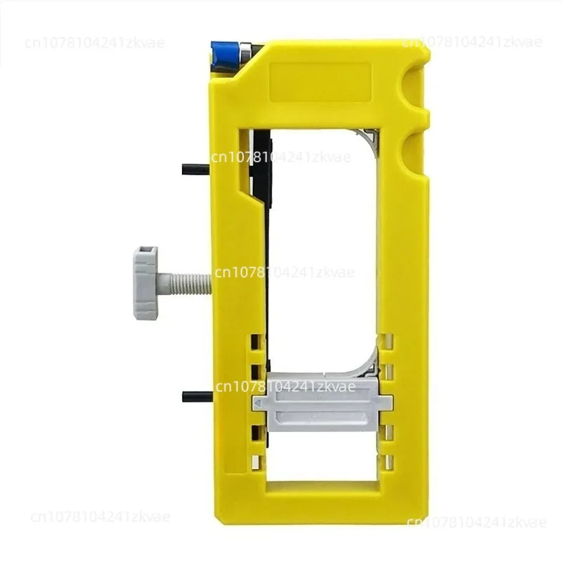 Professional Hinge Installing Kit, All-in-One Mortising Template for Doors, Quick Setup Drilling Guide System