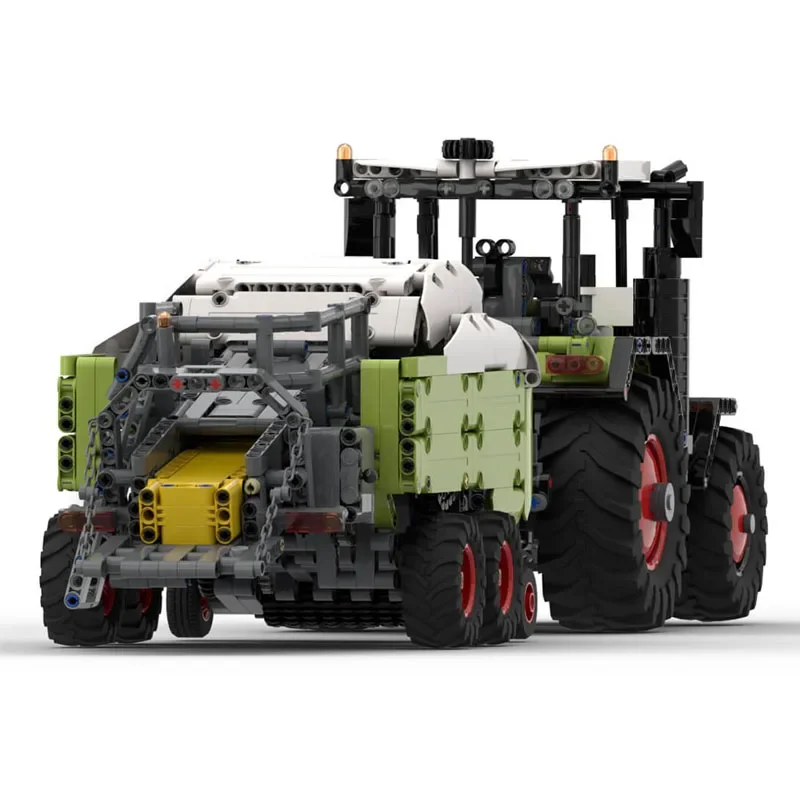 RC Extensible Farm Tractor com Square Ball Set, Building Blocks Brinquedos, MOC-94474, MOC-94468, MOC-38535, MOC-38329