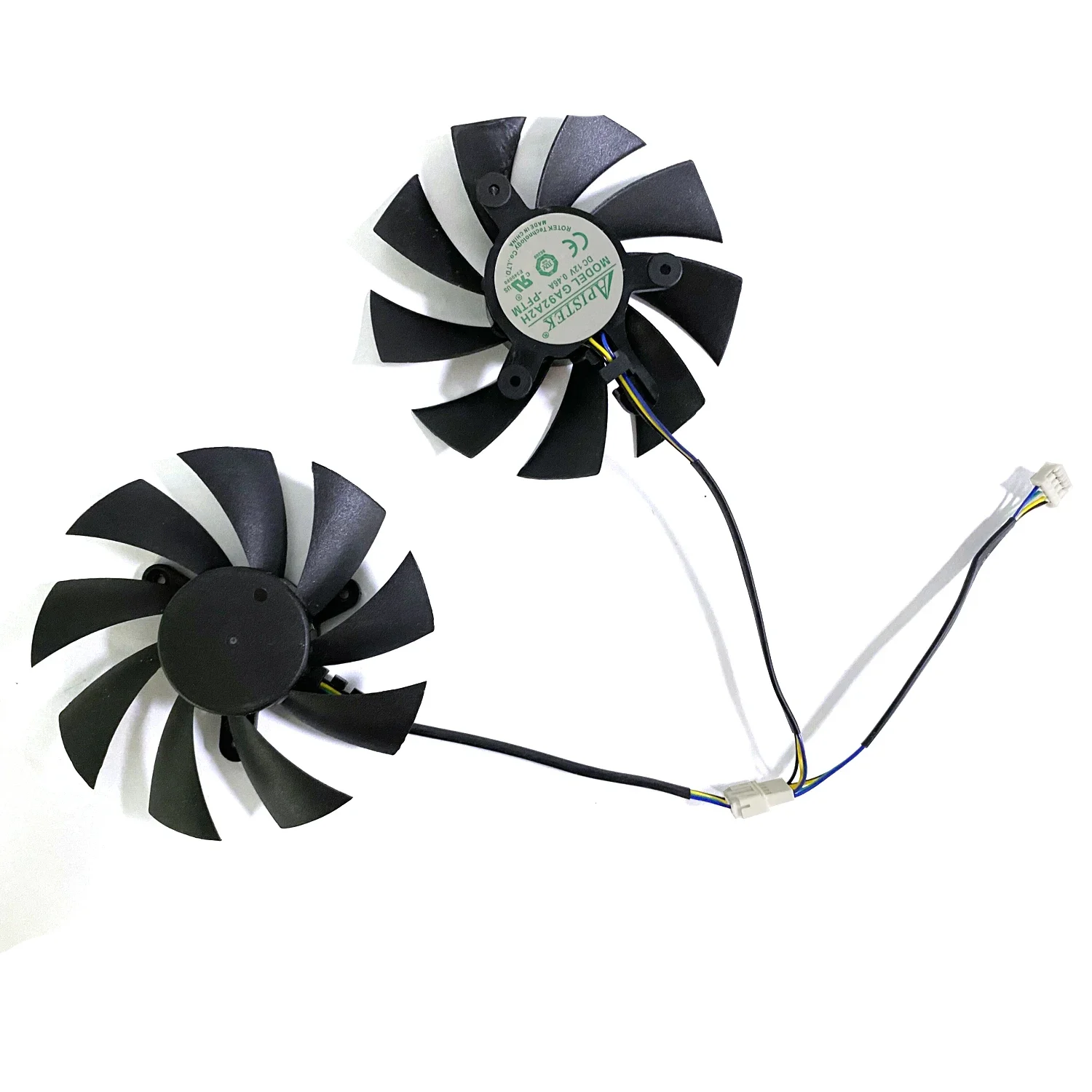 2PCS 85MM 4PIN Cooling Fan RX580 8GB XY-D09015B GA92A2H Card Graphics Fan for ASROCK RX580 Video Card