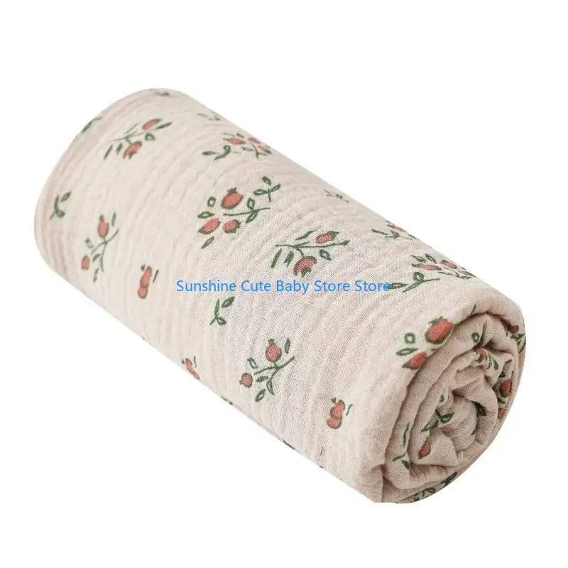 

C5AF Baby Blanket for Unisex Boys Girls Nursery Blanket Cotton Baby Towel Blanket