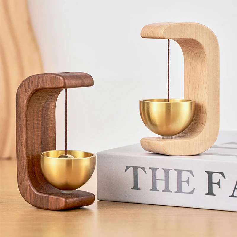 Wooden Wind Chimes Wireless Doorbell Entrance Door RemindBell Decorative Wind Bell Home Opening Hanging Decorations