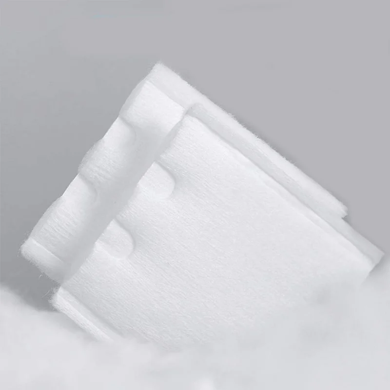 Tampons de maquillage jetables, 50/100 pièces, bouffantes nettoyantes, tampons démaquillants adaptés à l'usage du visage, démaquillant pour les yeux et les lèvres, Rem des ongles