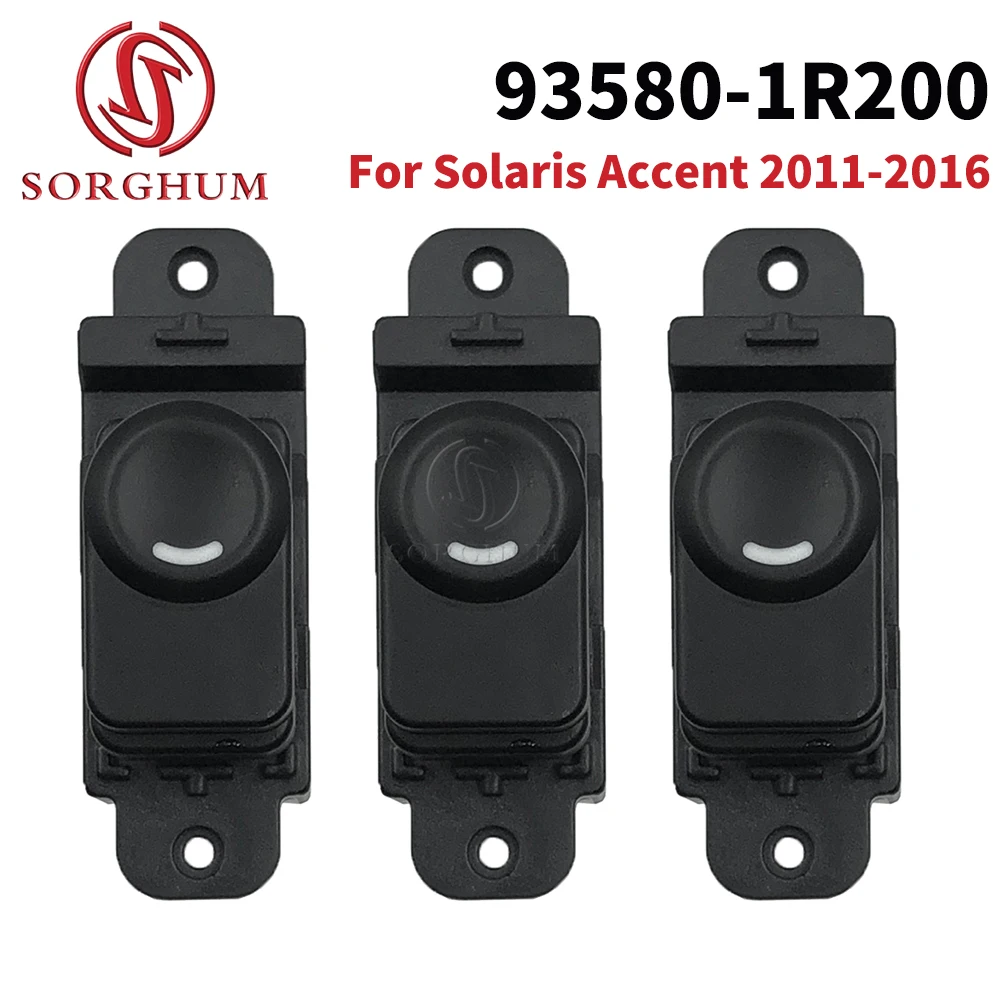 SORGHUM Power Window Control Switch Car Lifter Button 93580-1R200 For Hyundai Accent SOLARIS 2011 2012 2013 2014 2015 201