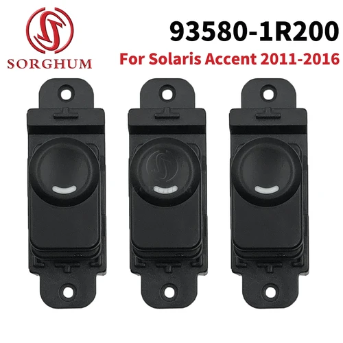 SORGHUM-Interruptor de Control de ventanilla eléctrica, botón elevador de coche 93580-1R200 para Hyundai Accent SOLARIS 2011 2012 2013 2014 2015 201