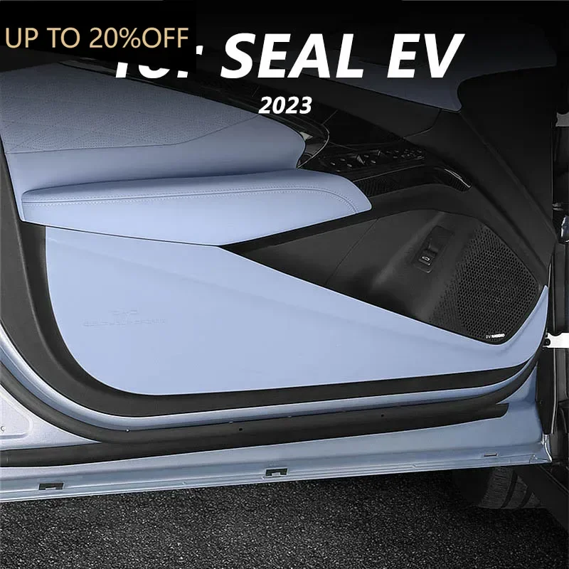 

Для BYD SEAL EV 2023 2024, аксессуары для украшения интерьера автомобиля, защитная накладка на дверь, грязеотталкивающая нашивка