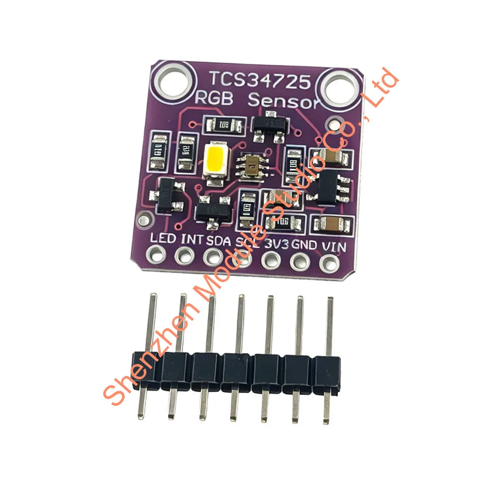 TCS34725 Color Sensor Module RGB Detection I2C Light Recognition Board