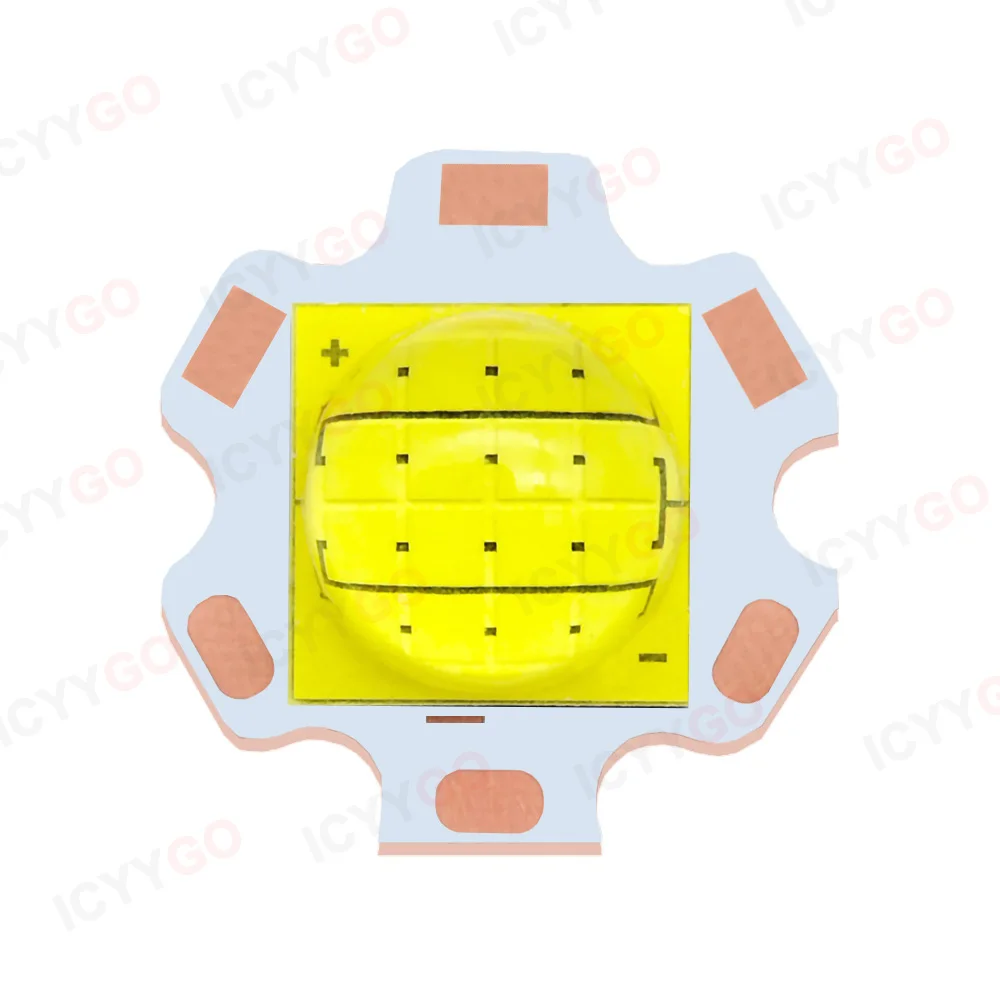 Imagem -04 - Contas de Chip de Led de Alta Potência 72w 110 mm Diodo de Led Dc3v 6v 24v 3a 12a 24a Lanterna Farol Faça Você Mesmo Acessórios de Led 60008000k