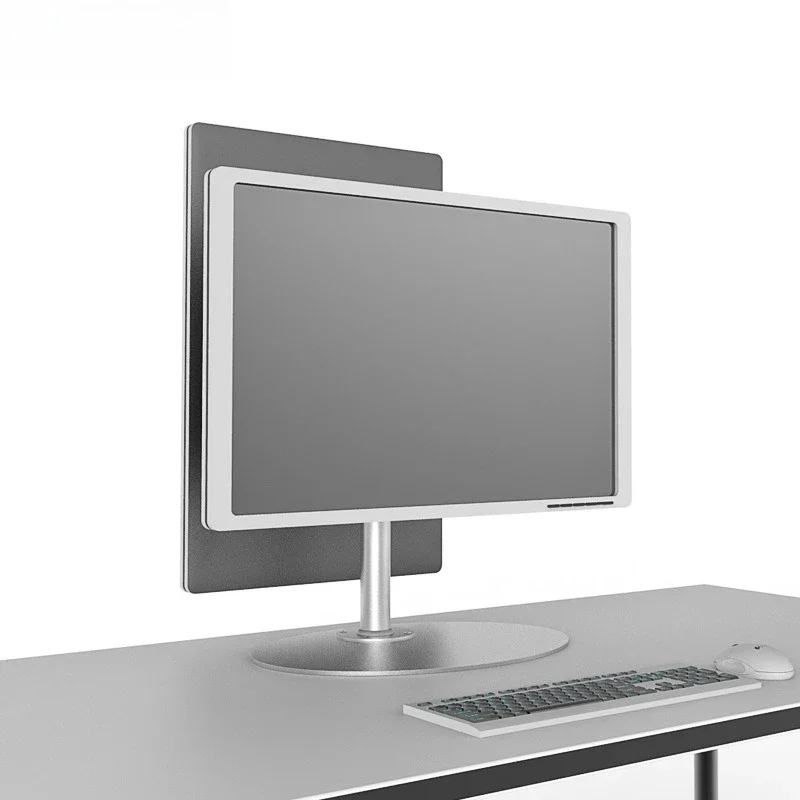 Dual-screen monitor desktop bracket, aluminum alloy adjustable display hanger