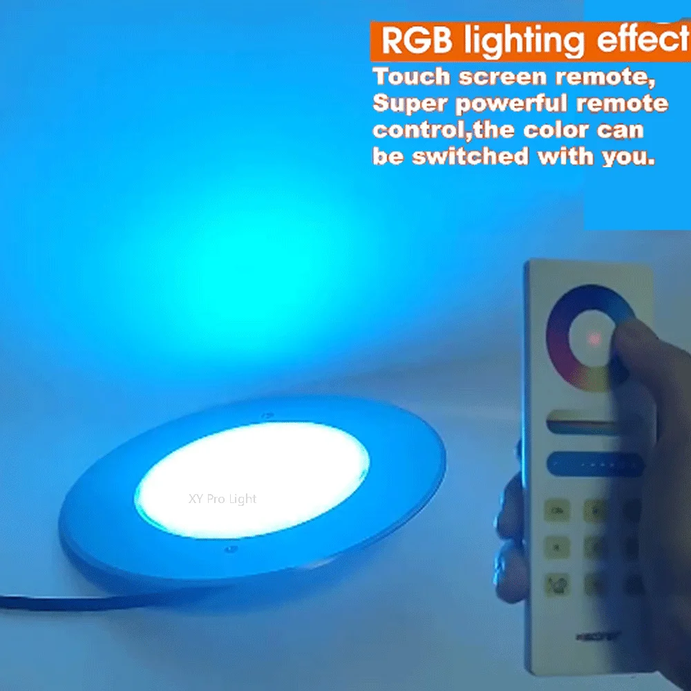 

25W 35W RGB Underwater Lights DC12V IP68 LED Swimming Pool Light 12W 18W Mobile APP Control Pool Party Decoration Fountain Lamp