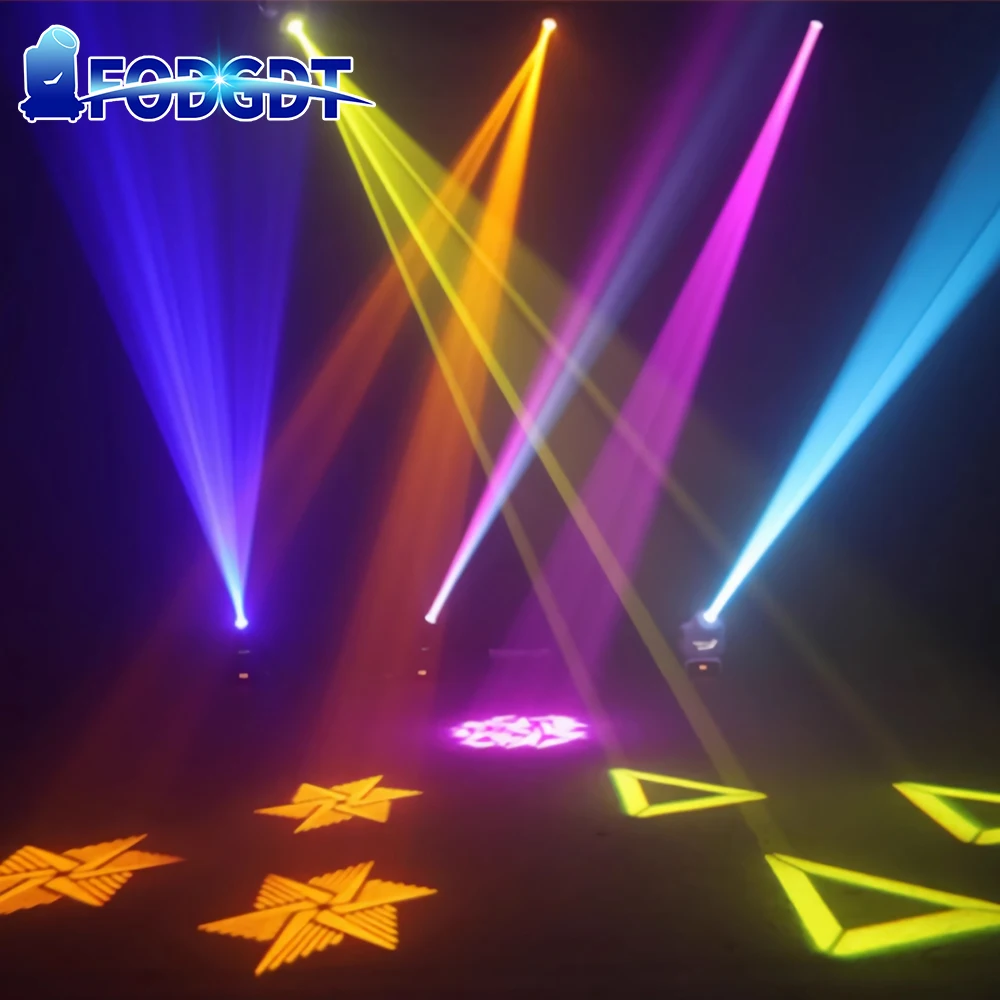 From EU 60W LED Spot Light Gobo Lighting Beam Moving Head Lights Stage Effect Equipment With DMX512 Control For DJ DISCO Party