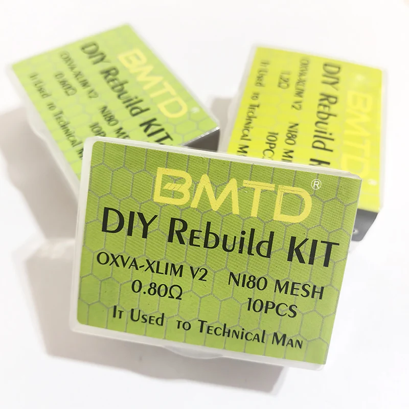 XLIM V2 Mesh Coil Rebuild Tool Kit for NI80 Mesh RBK Core DIY Rebuild Accessory Pack