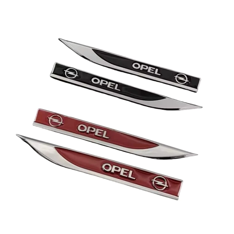 

1Pairs 3D Metal Car Body Side Fender Badge Decals For Opel Astra Corsa OPEL Logo Sticker Emblem Styling Accessories