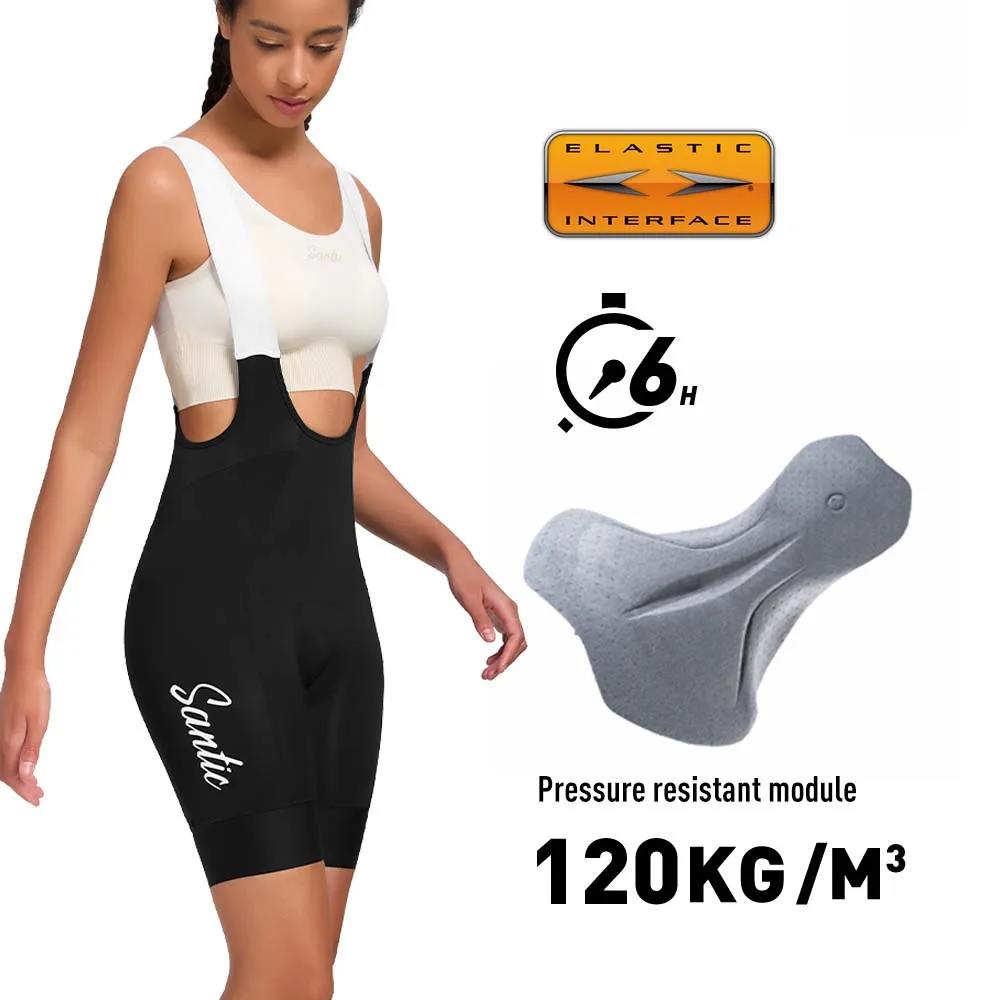 santic-women's-cycling-bib-shorts-quality-6hours-breathable-padded-mtb-road-riding-short-pants-summer-quick-dry-racing-bike-bibs