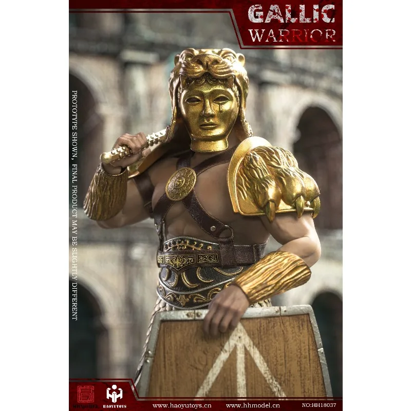 HHMODEL X HAOYUTOYS Oryginalny 1/6 Wojownik Galowski z Terenu Polowania, Gotowy Produkt, Ruchoma Figurka Żołnierza, Model Zabawka na Prezent