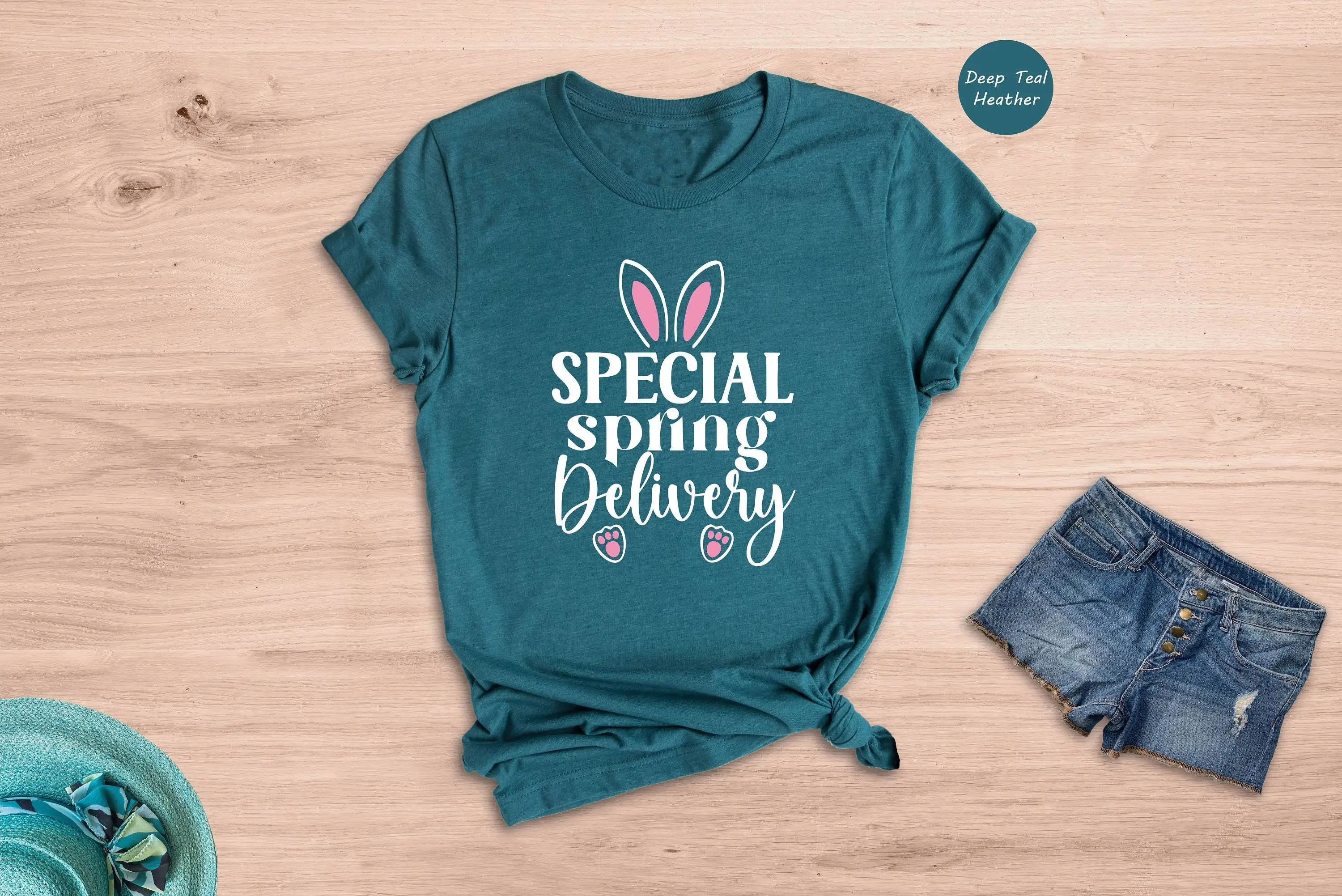 Special Spring Delivery T Shirt Easter Bunny Happy Cute