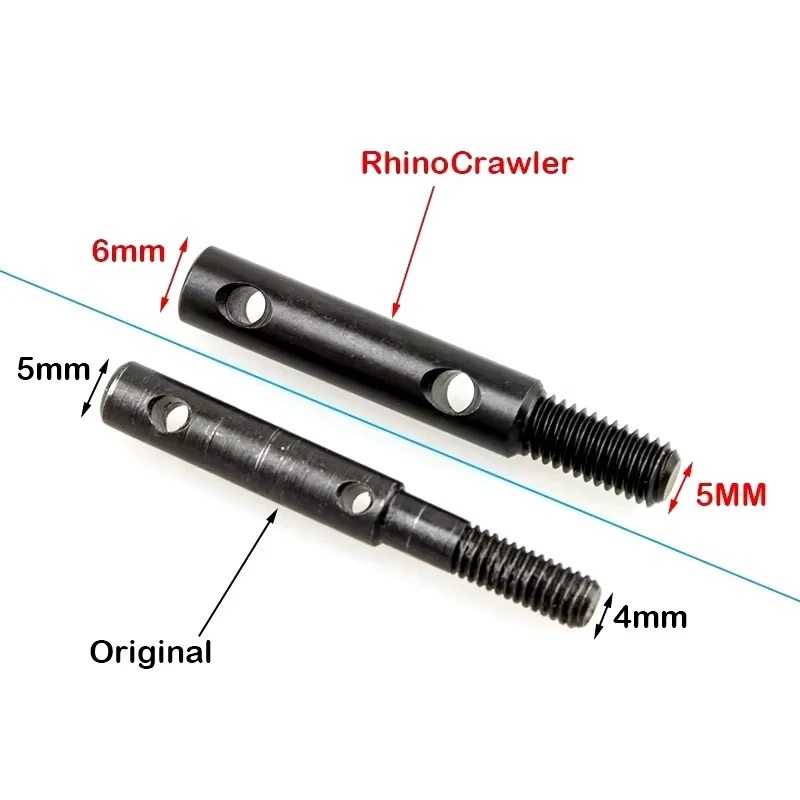 الكركدن 4 مجموعات تصلب 40 CR بوابة المحور والعتاد 12/23T ل 1/10 RC الزاحف سيارة محوري SCX10 III كابرا محاور الأوفست ترقية أجزاء