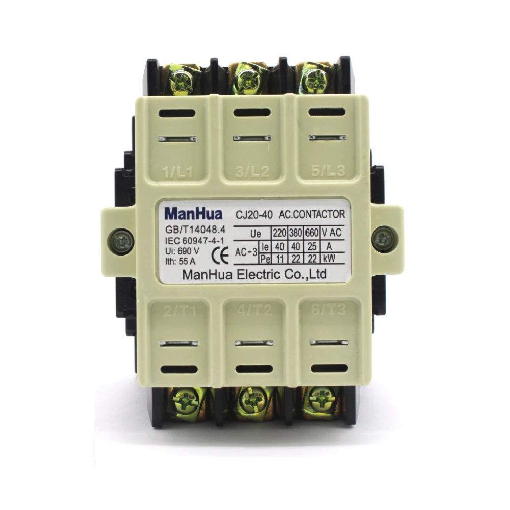 CJ20-40 Zhejiang CE Approved 40A  Magnetic Contactor
