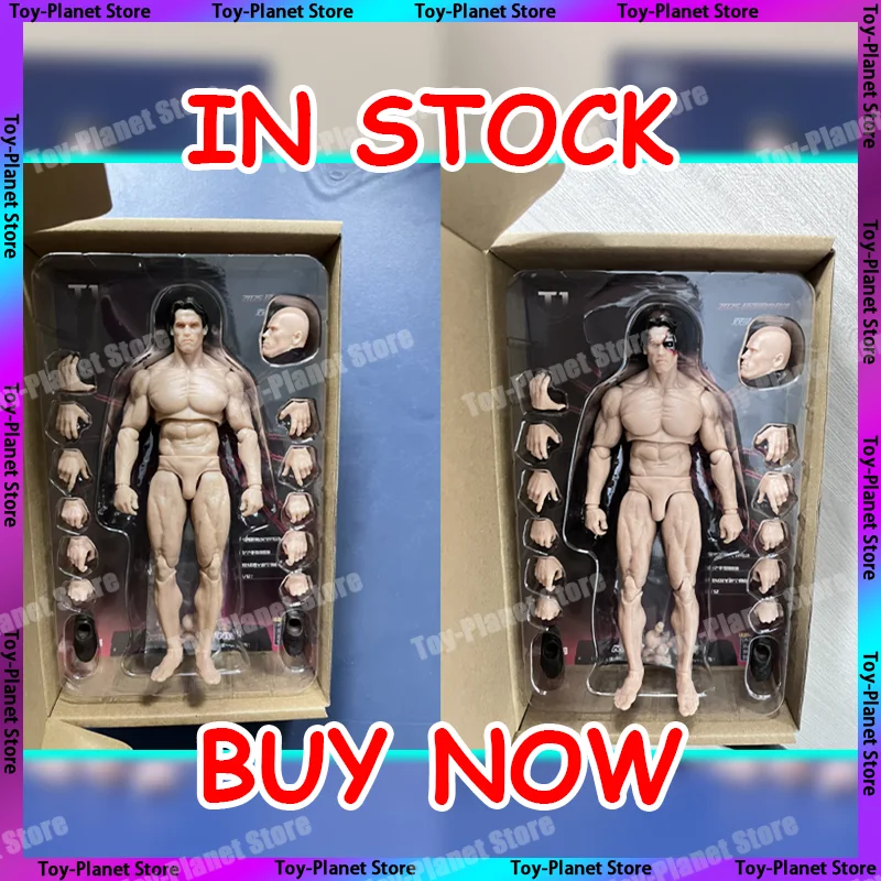 Figurines d'action musculaires masculines avec tête et mains de soldat, modèles flexibles, corps politiquement, jouets cadeaux de Noël, T800 T850, 7 pouces, nouveau