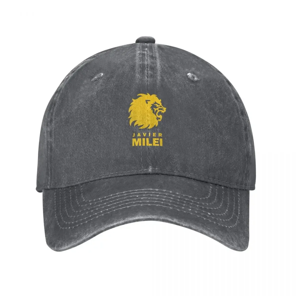 Javier Milei Yellow Baseball Cap Anime funny hat Men Luxury Brand Women's