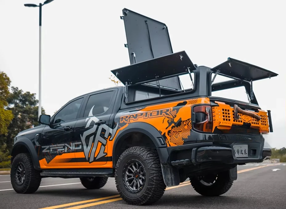 

Алюминиевый/стальной жесткий тент-кунг 4x4 для пикапов с подъемной крышей, совместимый с Ford, Toyota, Nissan, Foton и другими марками.