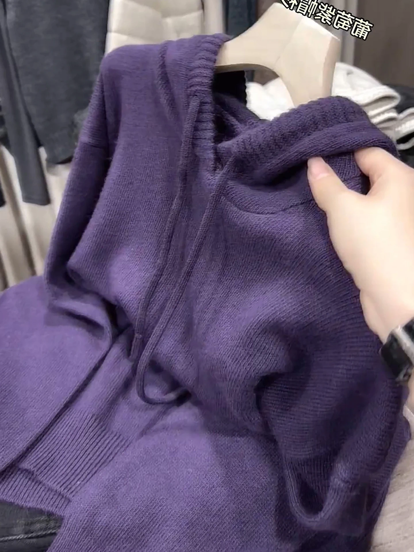 

Comfortable Soft Long Sve Knitted Hat Pure Color Casual Versatile Winter Design Women's Top Quali Korean Sle Loose Fit