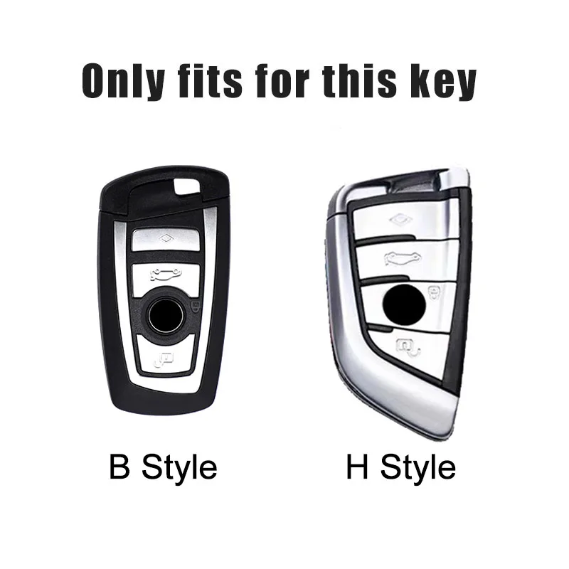 Zinc Alloy Car Key Case Cover Shell Fob For BMW X3 X5 X6 F30 F34 F10 F20 G20 G30 G01 G02 G05 F15 F16 1 3 5 7 Series Accessories