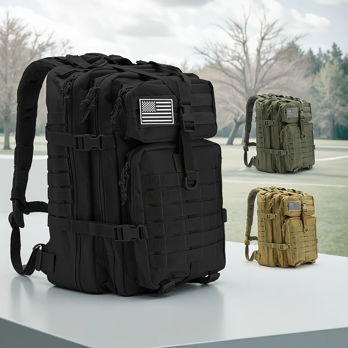 

45L Man Tactical Backpacks for Hunting Outdoor Traveling Bag Camping Outdoor Daypack Hiking Travel Backpack EDC Molle Pack