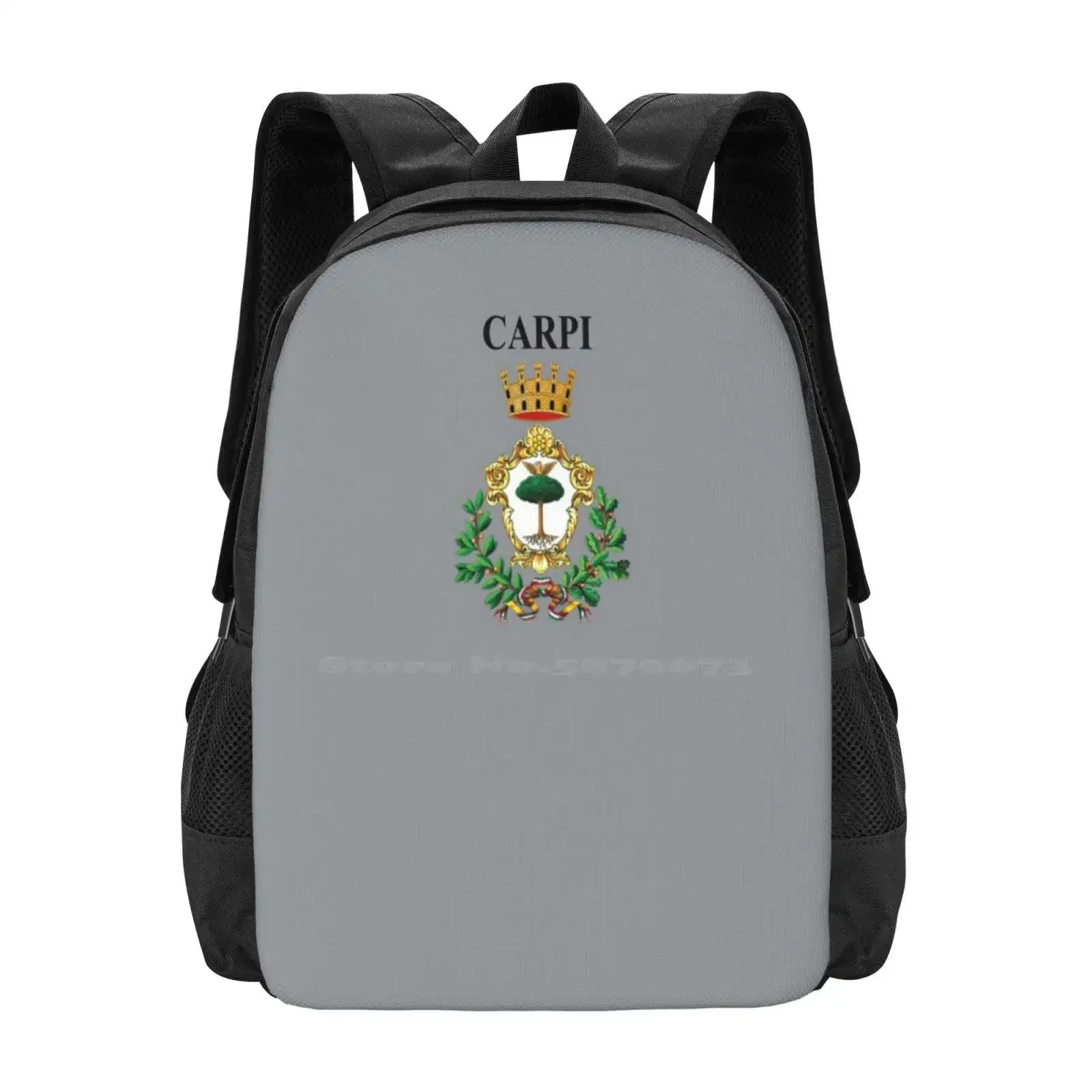 

088_1B_1 - Carpi - Coat Of Arm Hot Sale Schoolbag Backpack Fashion Bags Cities In Italy Coat Of Arms Carpi