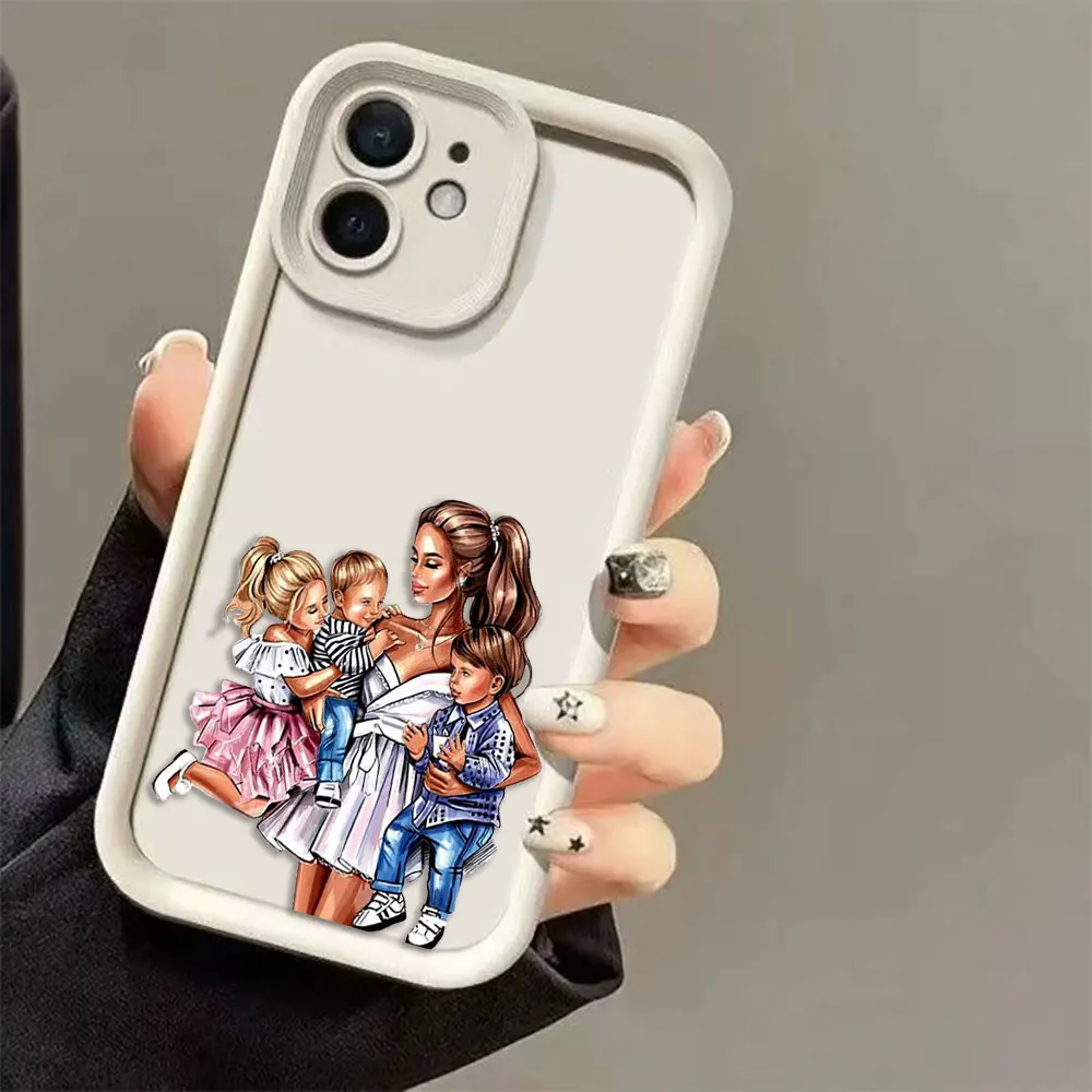 

Super Mom Fashion Girl Phone Case For Infinix SMART SPARK 5 6 8 9 10 20C 30C CAMON 20 30 40 POP 8 POVA 6 7 ITEL P55 A70 TPU Case
