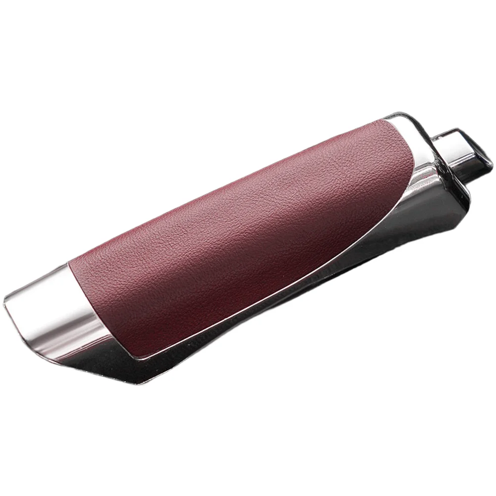 ABS Leather Textured Handbrake Cover Featuring Non Slip Grip and Rounded Edges for and Comfortable Use ABS Leather