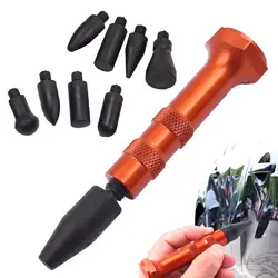 Car Dent Repair Pen With 9 Heads Tips Paintless Dent Repair Knock Down Pen Auto Dent Repair Tool For Dent Remove Fix