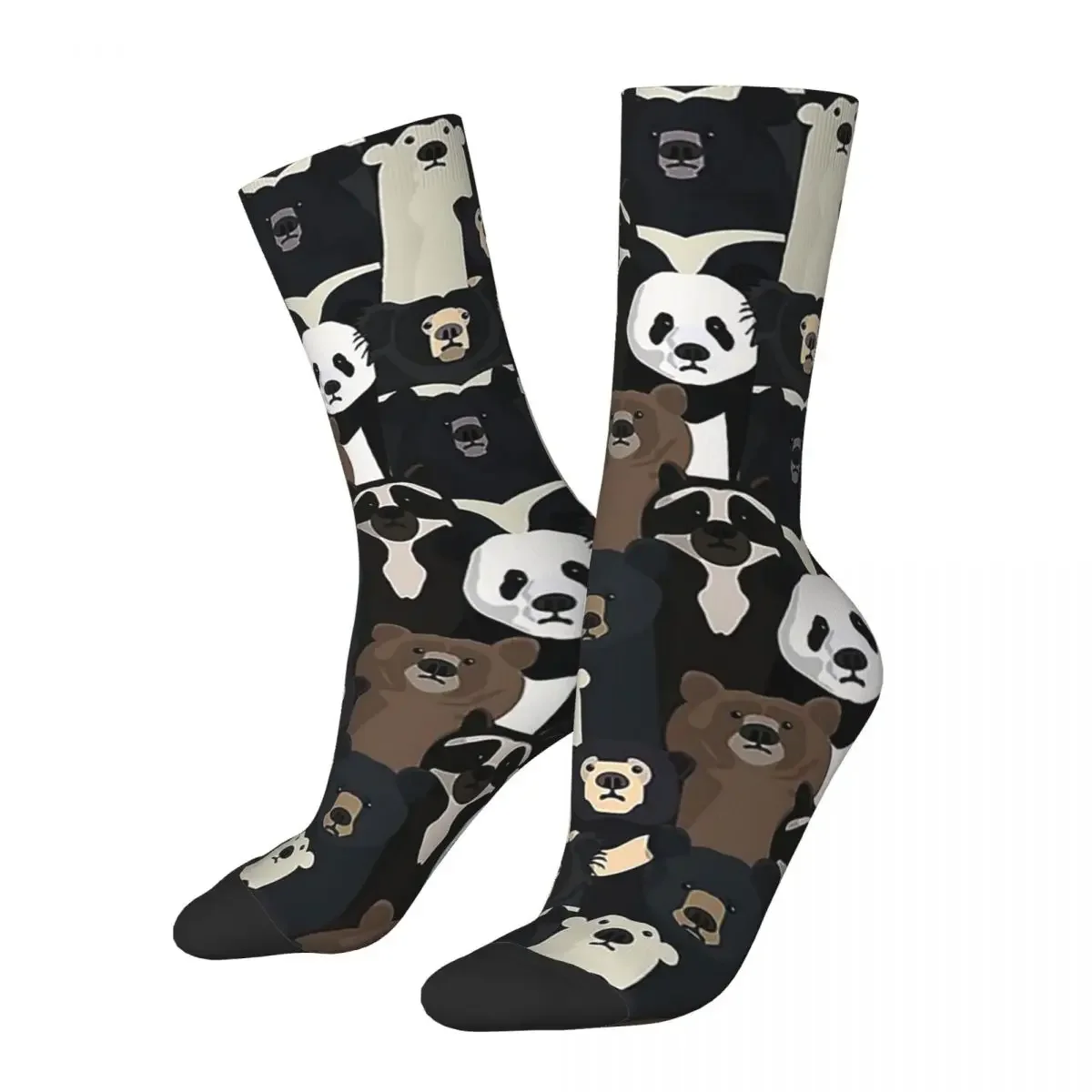 Bears Of The World Pattern Socks Harajuku calze di alta qualità calze lunghe per tutte le stagioni accessori per uomo donna regali di natale