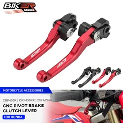 2026 CRF450RX Pivot Brake Clutch Levers For HONDA CRF 450R 450RX 2021 Motorcycle Accessories CNC Dirt Bike Front Control Handles