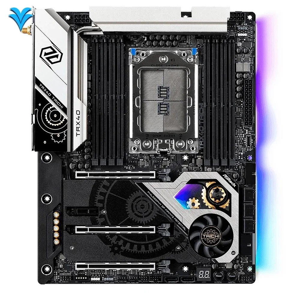 Original Desktop Gaming Motherboard For ASROCK TRX40 TAICHI Support 3970X 3900X Fully Tested