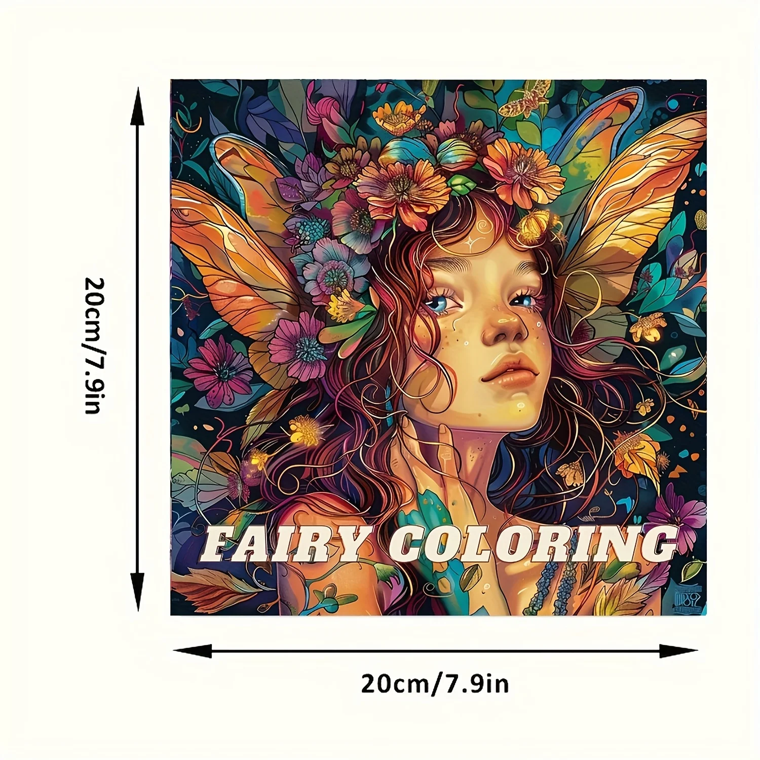 1pc, 20x20cm Coloring Book for Adult Stress Reduction, Coloring Book | Perfect for Stress Relief, Back To School Gifts, Drawing