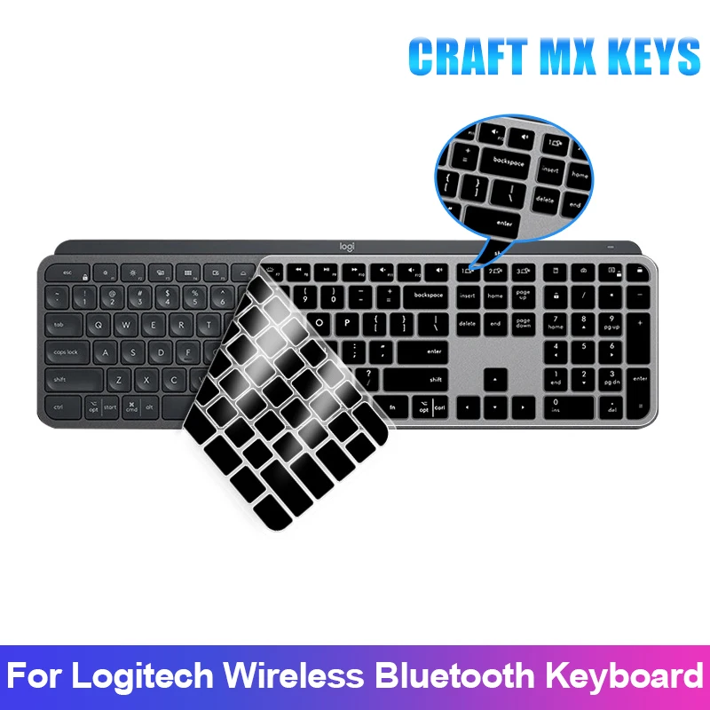Keyboard Cover For MX KEYS For Mac For Logitech For Logi Wireless Protective Protector Skin Clear Silicone Case Accessories