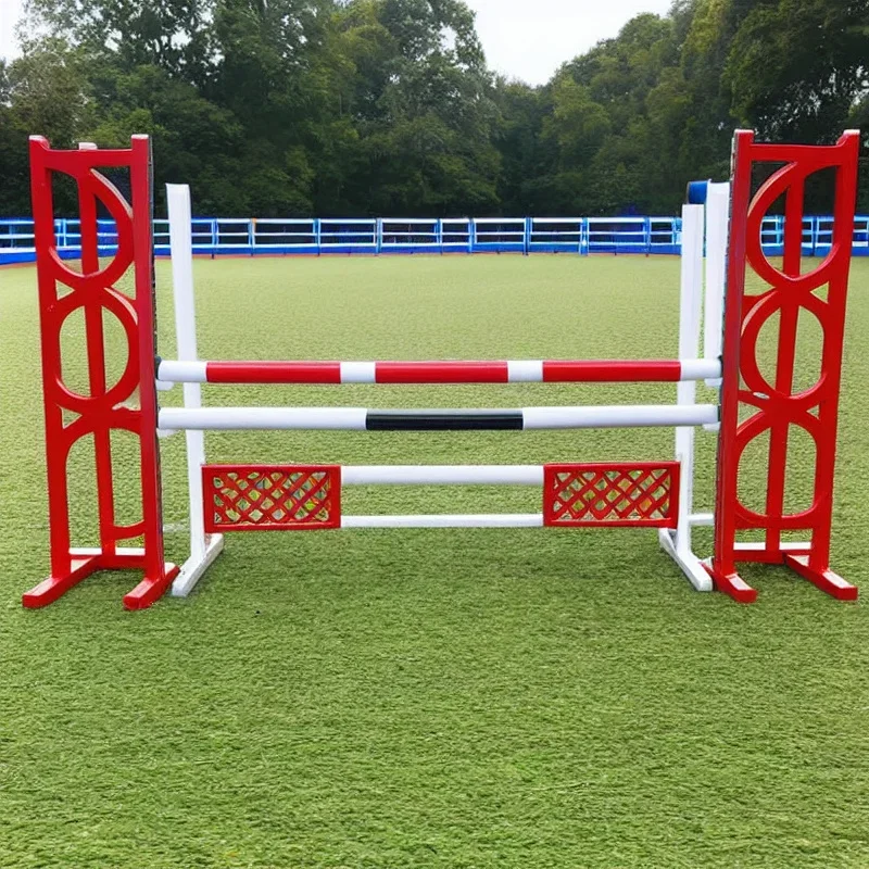 Durable horse jump stands Equestrian equipment  for securing jump poles