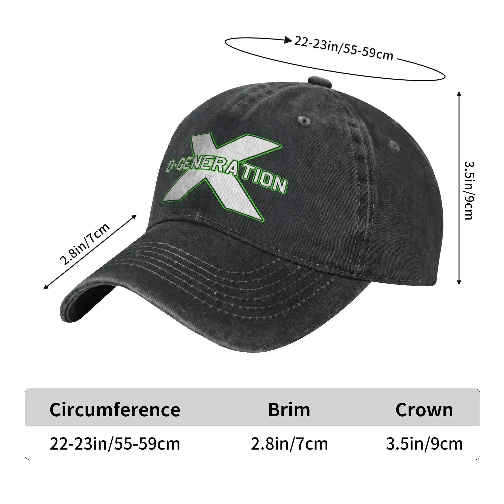 New D-Generation X Logo Trucker Hats Merch For Unisex Baseball Caps wrestling wrestlers Vintage Headwear Sun Caps Adjustable