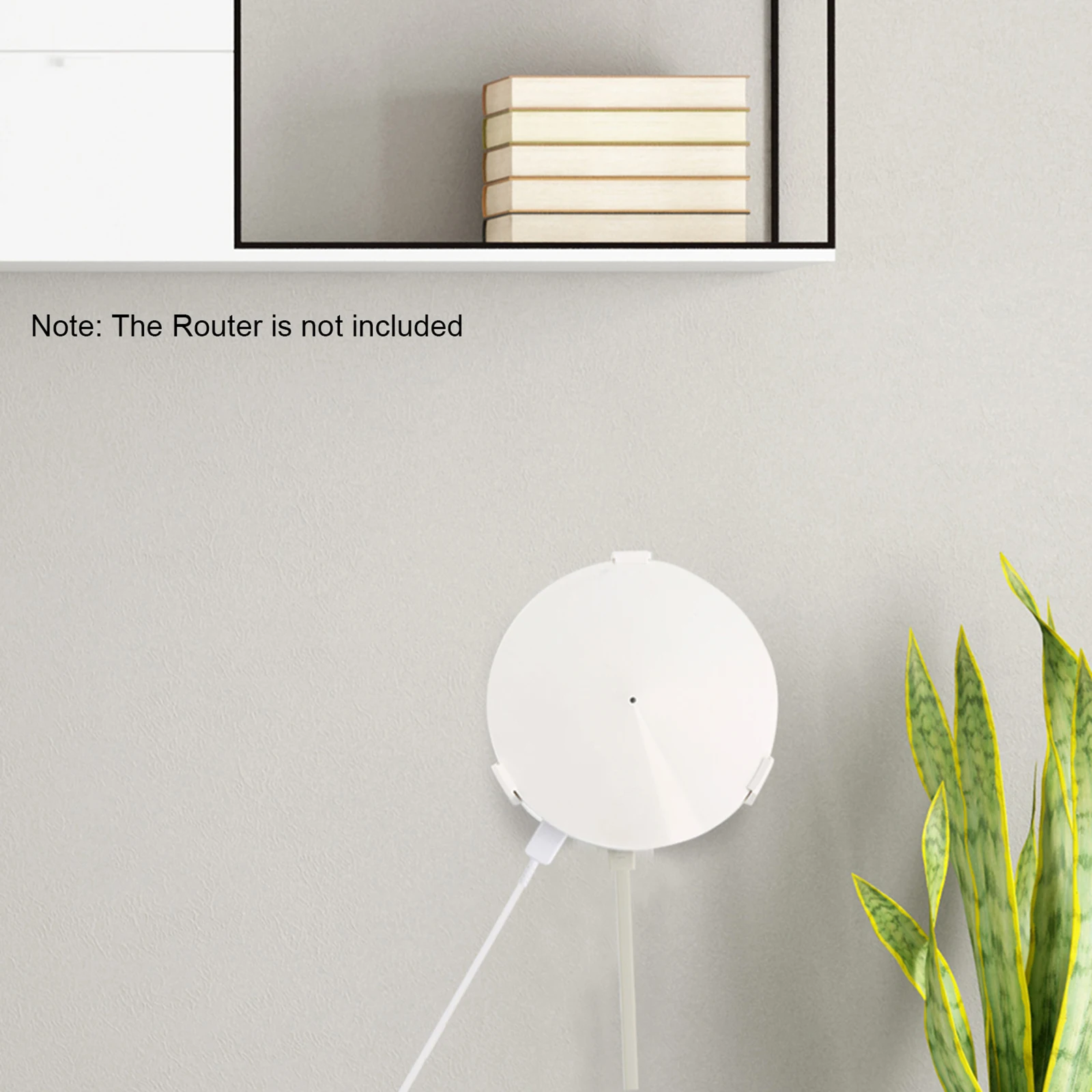 حامل جداري لنظام WiFi شبكي منزلي كامل TP-Link Deco M5/P7، حامل قوس قوي لجهاز توجيه Deco M5/P7 موفر للمساحة