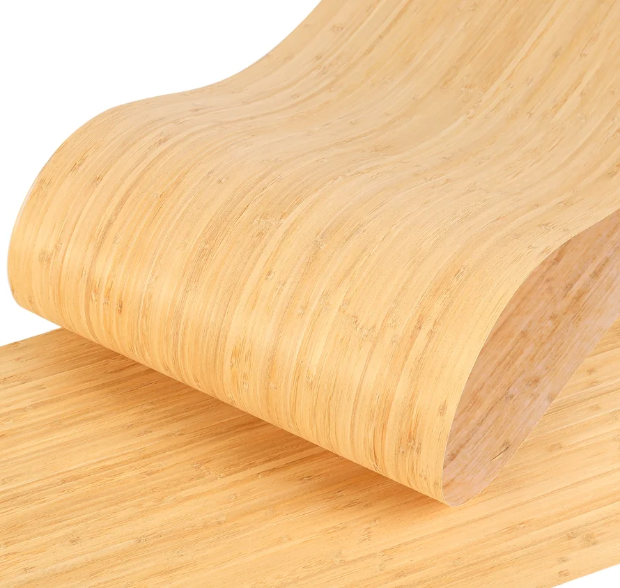 سميكة: 0.5 مللي متر الطول: 2.5 متر العرض: 400 مللي متر قشرة الخيزران المتفحمة الطبيعية ديكور منزلي ذاتي الصنع مواد قشرة النجارة #1