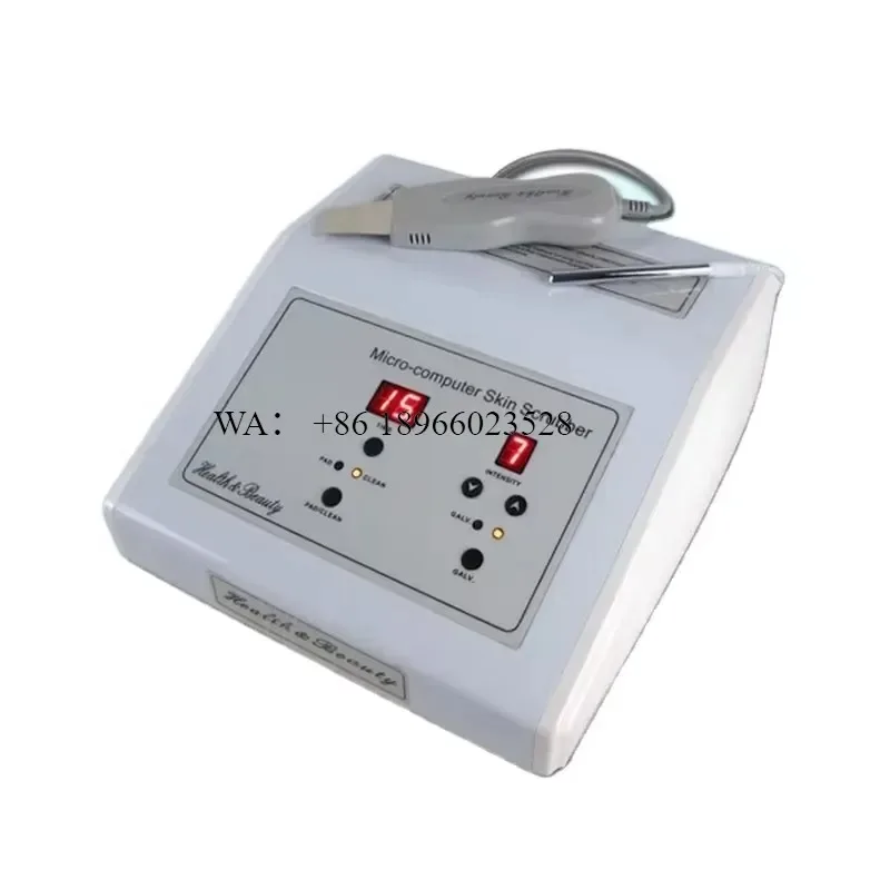 WMWMNU Professional Salon Use Ultrasonic Scrubber Vibration Face Spatula Blackhead Remover Device