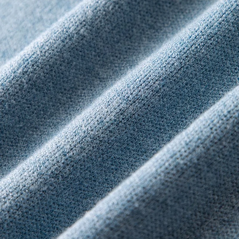 الرجال جديد طويل الأكمام متماسكة البلوز سترة الخريف الشتاء الحرارية الدافئة تنفس سترة خفيفة الوزن سليم صالح الجمل سترة