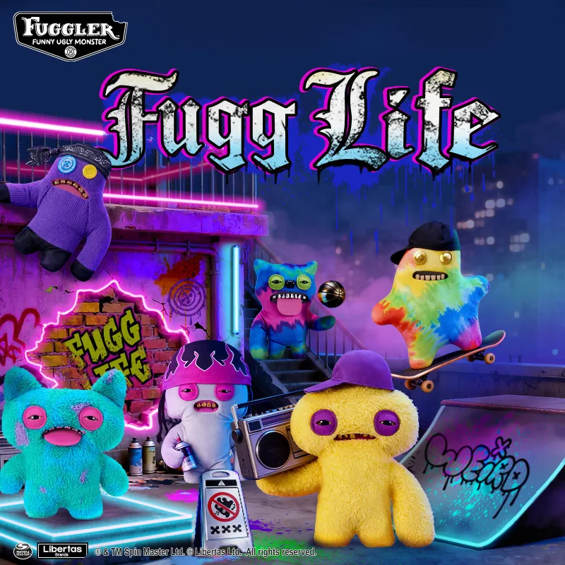 fuggler-23-センチメートル本物のかわいい歯モンスターヒップホップシリーズぬいぐるみ醜くてかわいい面白いトレンディなおもちゃ人形誕生日プレゼントクリスマスギフト