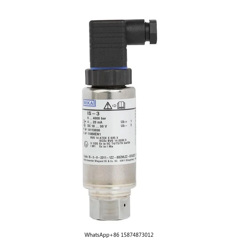 WIKA Model IS-3 Pressure transmitter For applications in hazardous areas