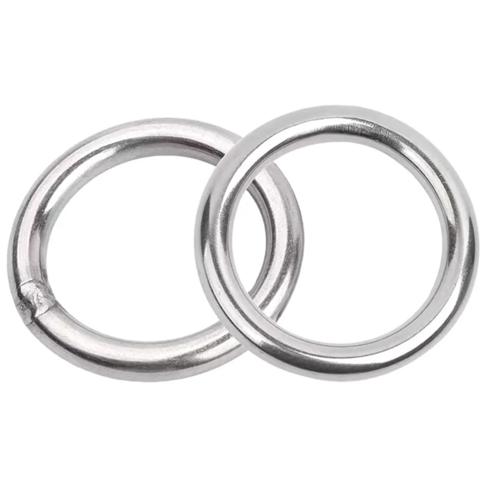 

SS304 Bag O Ring Welding Seamless Metal O Ring Welded Stainless Steel Round Ring