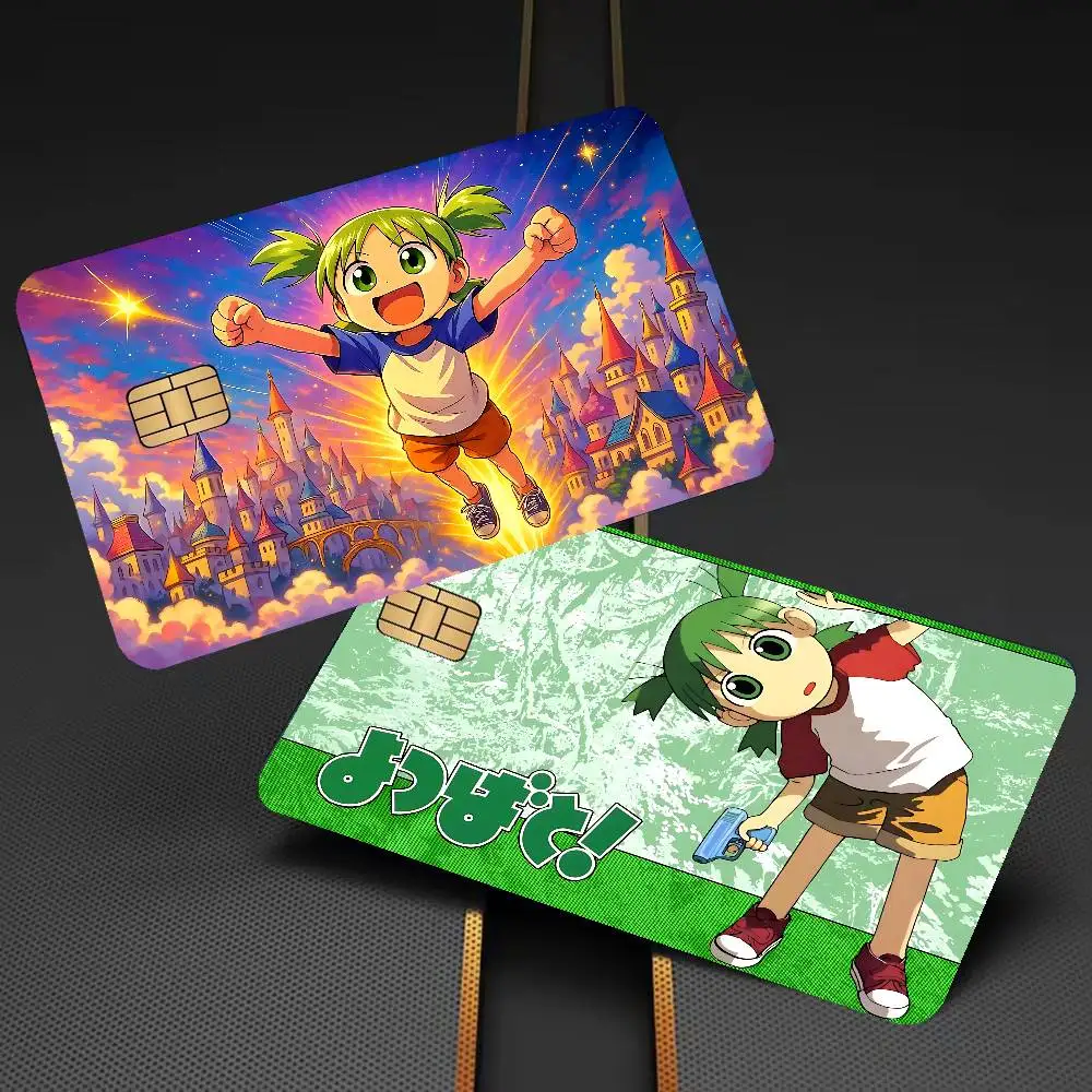 Anime Y-Yotsuba Sweet Classic Movie Anmie Sticker Film Skin Cover for Credit Card Debit Bank Card Front