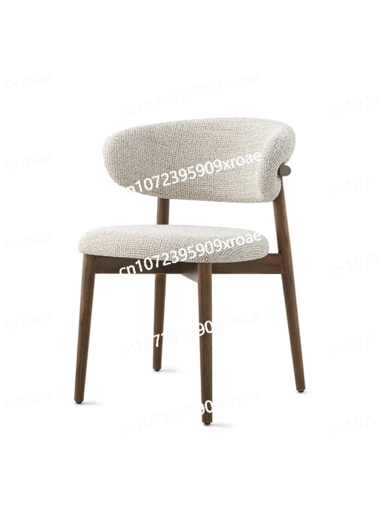 

Nordic Designer Solid Wood Dining Chairs, Light Luxury, Modern and Simple, with Endorsement Tables, Chairs, Coffee Shops,