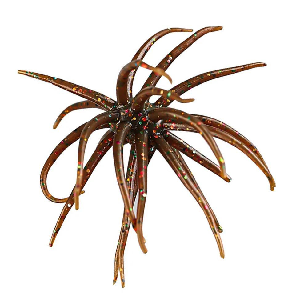 Floating Soft Bait Sea Urchin Lure Bass Fishing Built In Sequins Fishing Lure Fishing Lure Floating Action Built-in Sequins