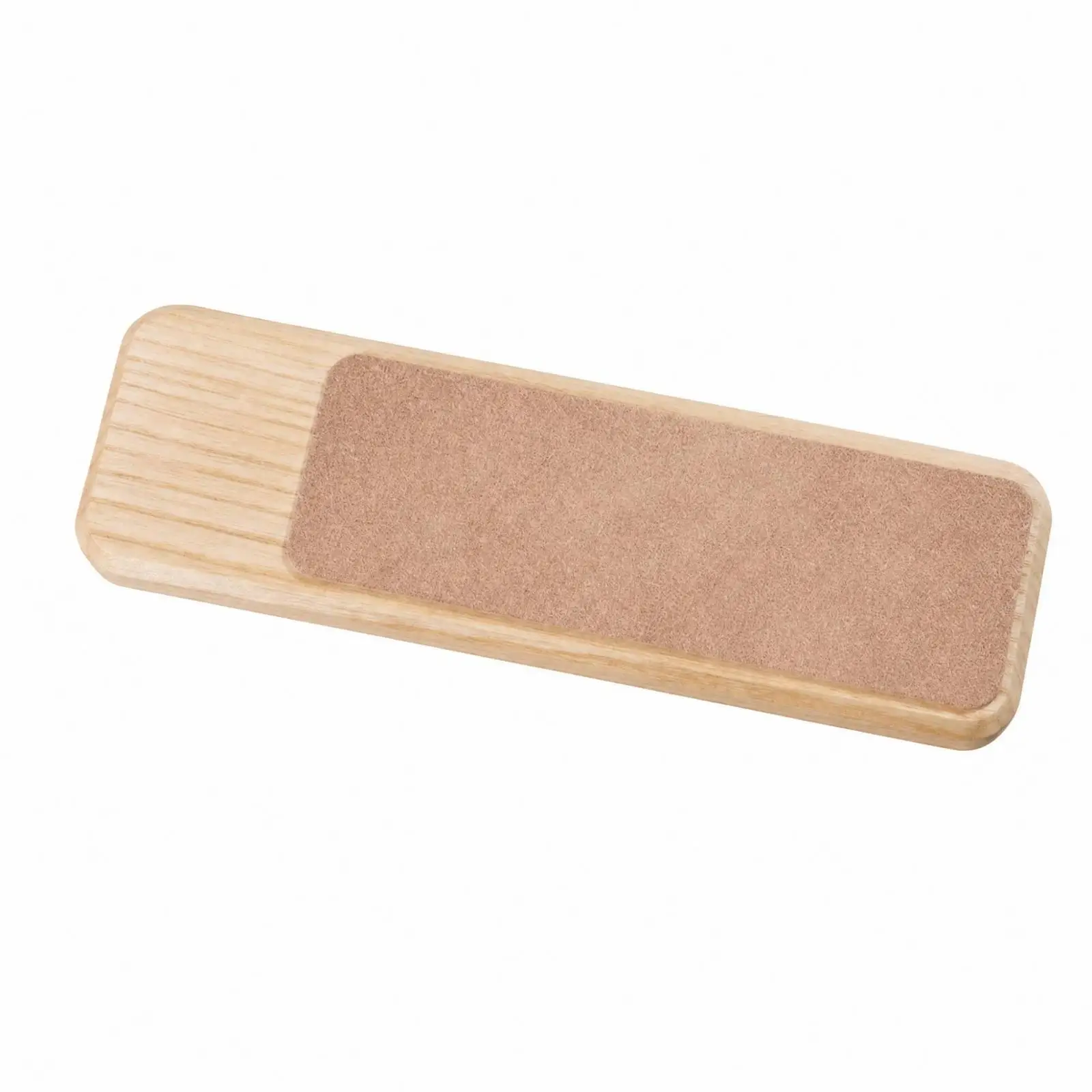 Sturdy Wooden Leather Strop Board for Sharpening and Honing Edges 210x60 Mm Portable Tool for Workshop and DIY Leather Projects